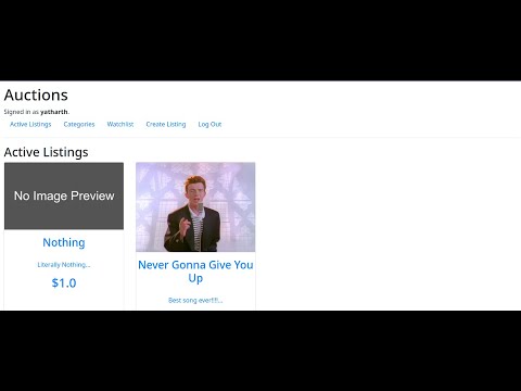 CS50 Web - Project 2