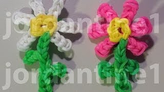 New Flower Charm  Daisy Lily  Rainbow Loom  Mothers Day