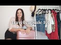 How To Build a TRAVEL Capsule Wardrobe (+ How To Pack Beauty Items & Minimalist Packing Tips)