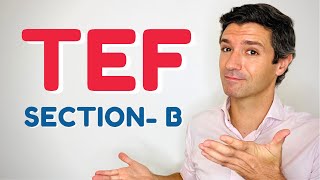 TEF speaking test - Section B | How it works, Advices and DIALOGUE!