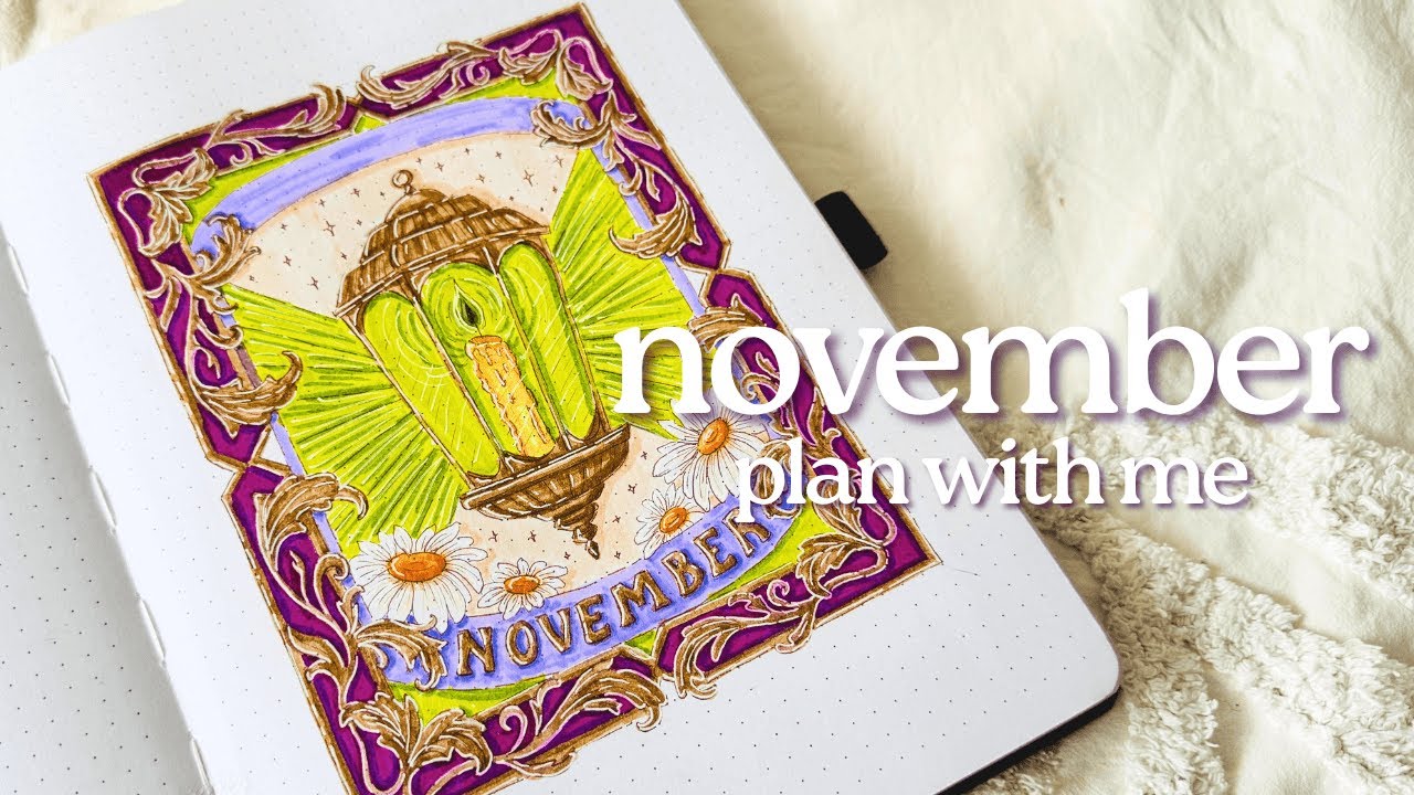 ✨ Подготовка к ноябрьскому Bullet Journal | Plan With Me ✨