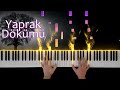 Yaprak Dökümü Koza Fikret Piano Tutorial Easy 4K
