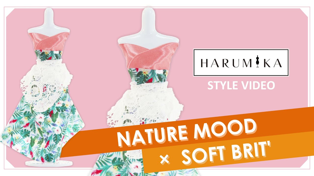 Fashion Design Toy | Nature Mood x Soft Brit| How To Style Your Own Dress | Play Fashion Designer