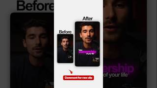 Raw Clip ➜ $5 Edit 💸🔥 #editing #aftereffects #capcut #beforeandafter #colorgrading