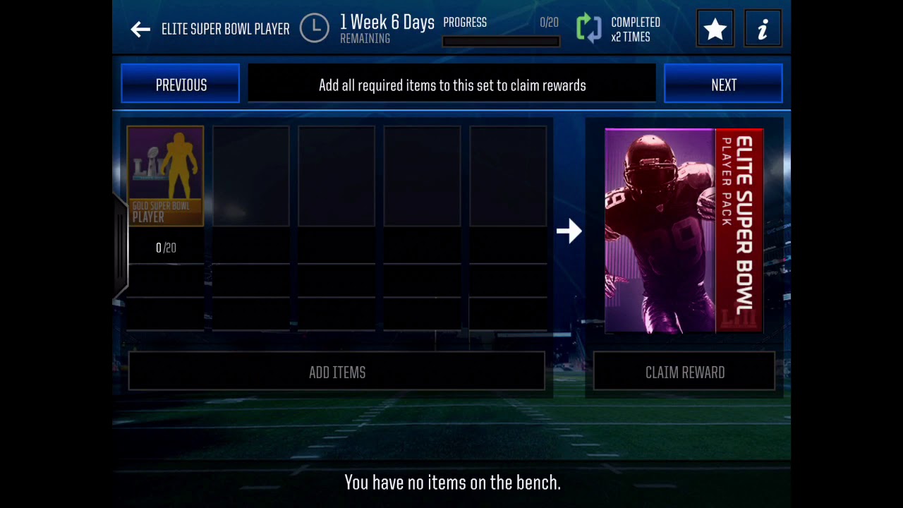 Elite Super Bowl Player Pack|95 Overall Pull| Madden Mobile 18