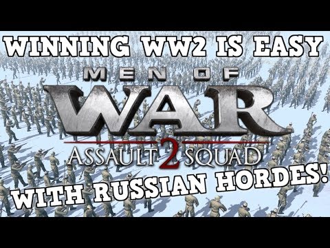 Using ONLY Russian Conscripts To Win WW2 – Men Of War: Assult Squad 2