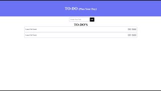 📢 My First Python Full Stack Project – TODO App!