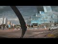 Driving through Warsaw downtown / city centre (2018, full length, HD) - driving in Poland