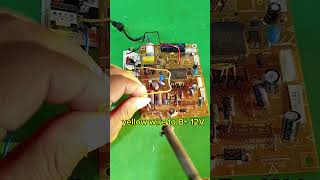 How to install a PWM driver on an LCD TV power supply. #electronicskills #ledpanelrepair #repair