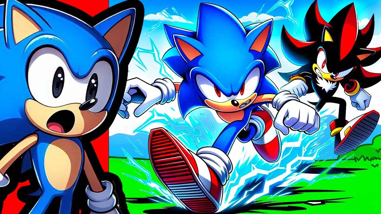 Reacting To SONIC vs. SHADOW RACE!