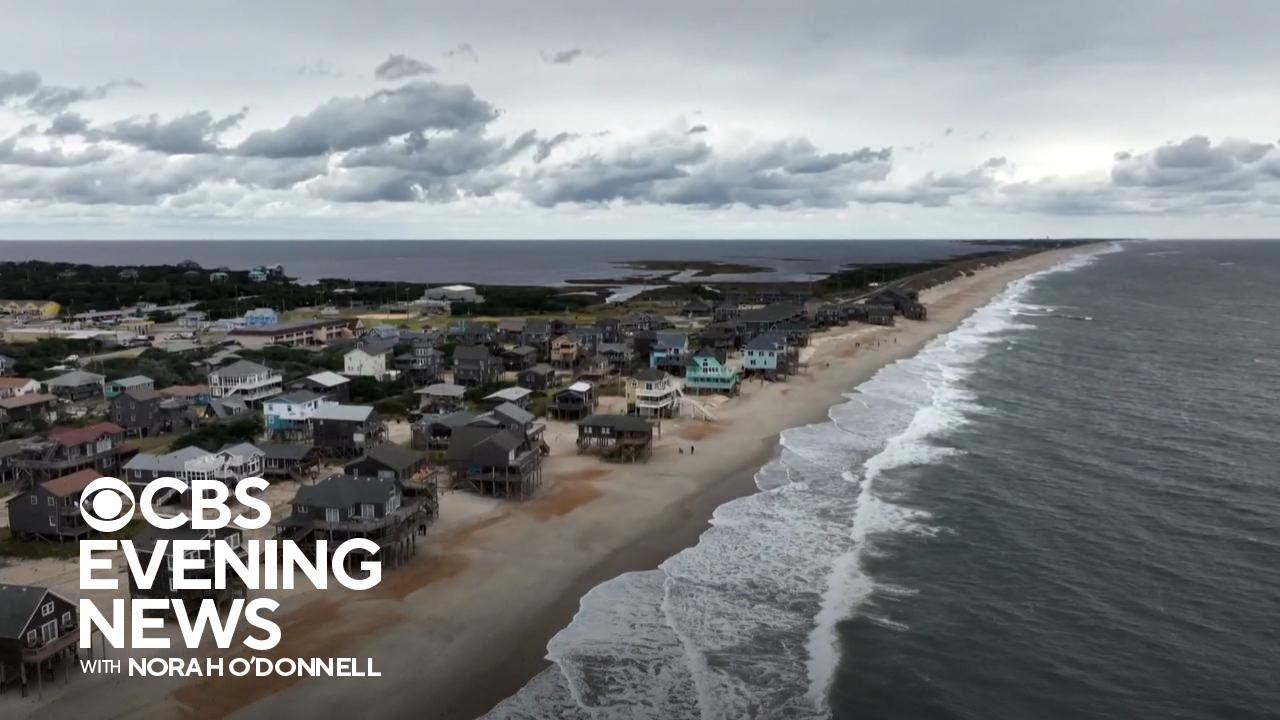 Erosion takes toll on North Carolina's vulnerable Outer Banks - YouTube