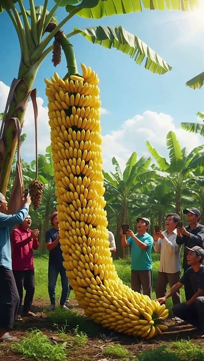 The world's most prolific banana tree is in Indonesia