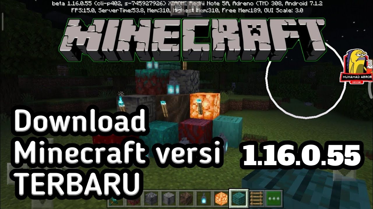 Download Minecraft Versi terbaru 1.16.0.55 YouTube