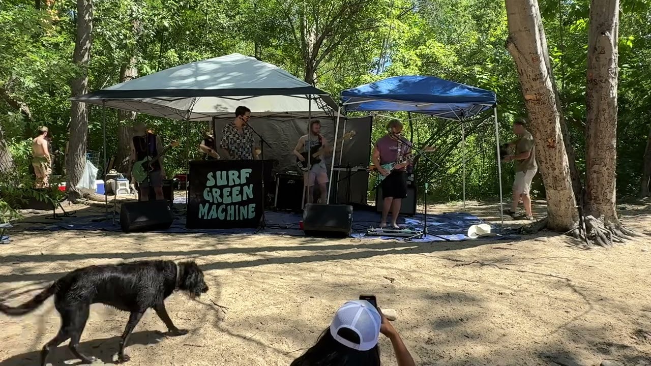 Step Daddy’s Jaguar by Surf Green Machine live on the Boise River in Boise, ID 7/12/2025