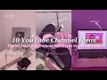 Top 10 youtube channel ideas  no voice no face  less competition