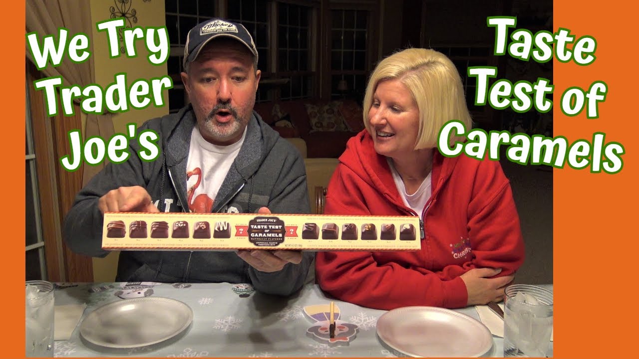 We Try Trader Joe's Taste Test of Caramels!!