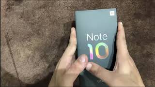 فتح علبة شاومى نوت 10 لايت || unboxing xiaomi note 10 lite