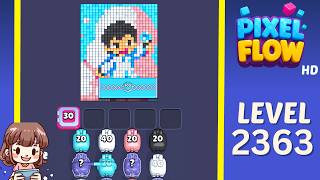 Pixel Flow Level 2363 Solution Walkthrough