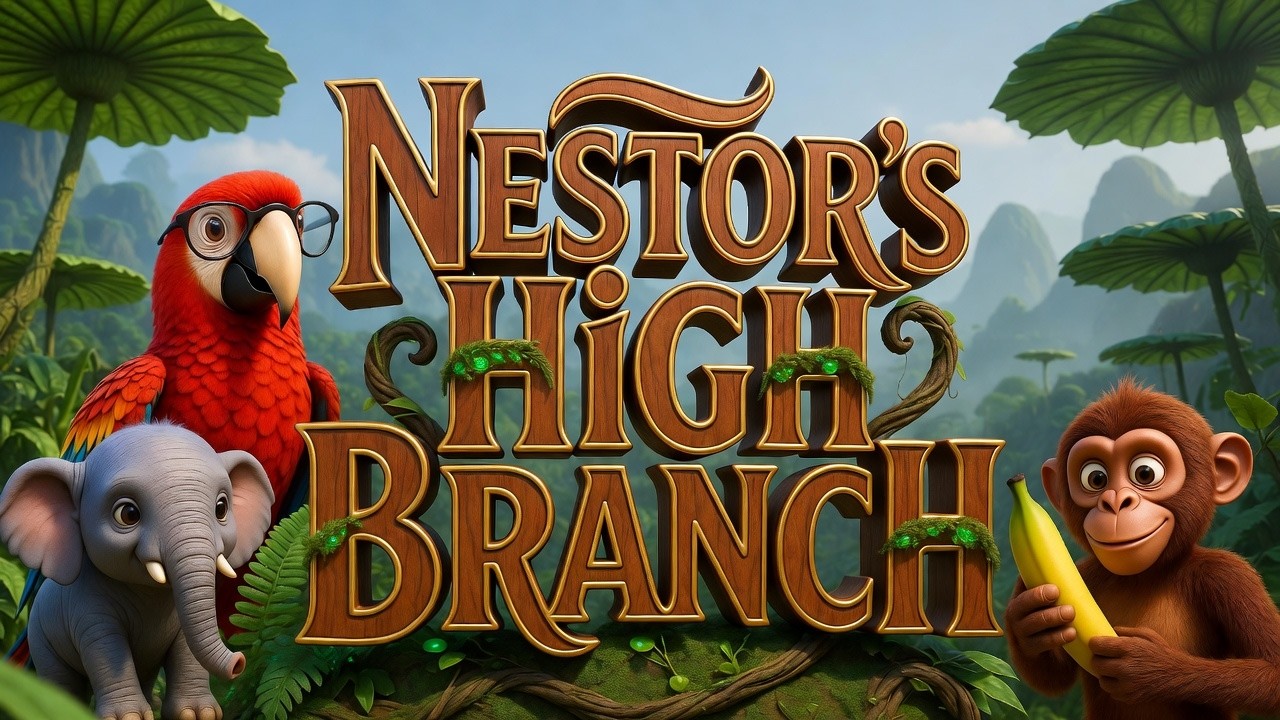 Nestor the Wise Parrot Picture Book Audio for Kids Learning Preschool Routine