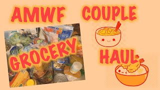 AMWF COUPLE GROCERY HAUL amwfcouple groceryhall