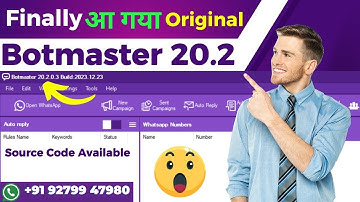 Botmaster Latest Version 20.2 | Botmaster Software New Updates