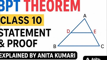 Basic Proportionality Theorem @Anita-EduEat #education#Important#cbseboard #stateboardmaths 