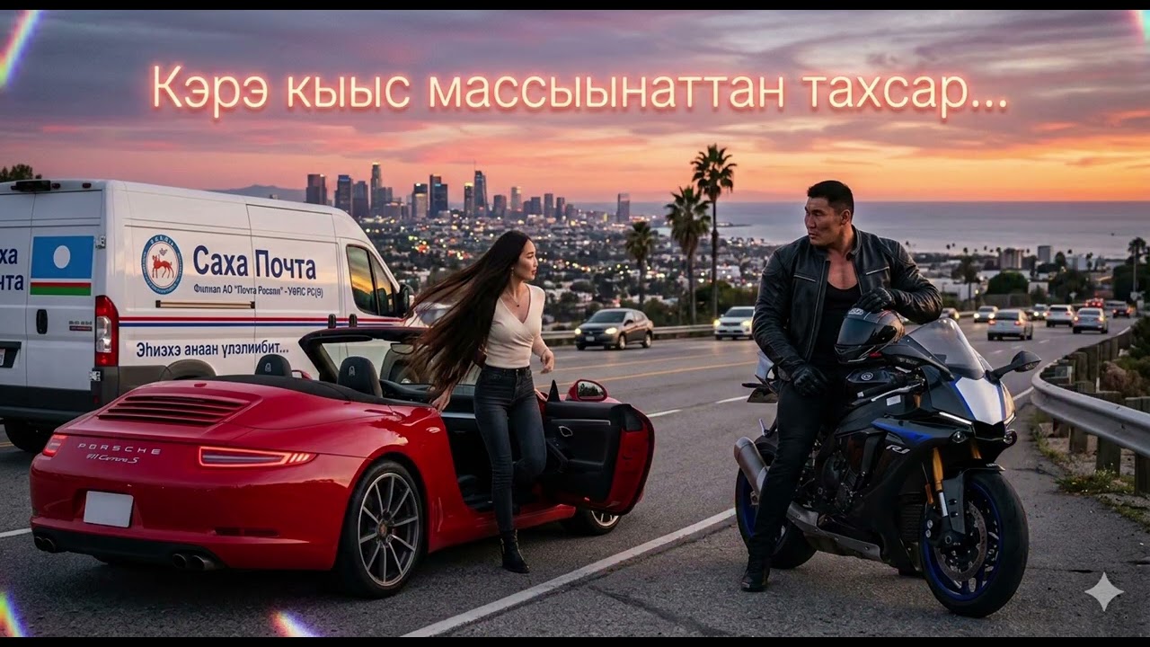 Кэрэ кыыс массыынаттан тахсар... | Synthwave 80s Saxophone Romantic | Yakut song