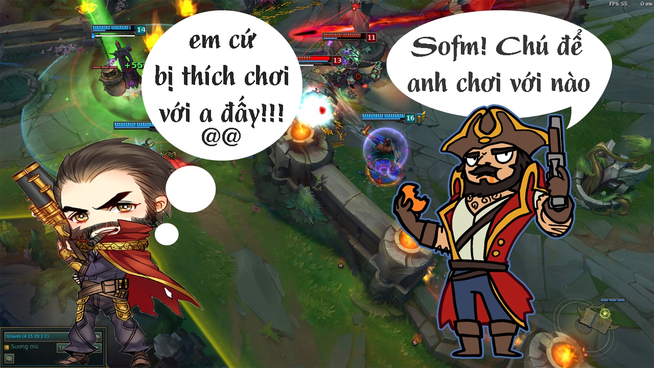 SS Sofm: Gankplan khóc thầm khi bị Sofm ngủ trên top 10 phút đầu game