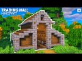 Minecraft : How to Build a Villager Trading Hall | Simple Trading Hall Tutorial