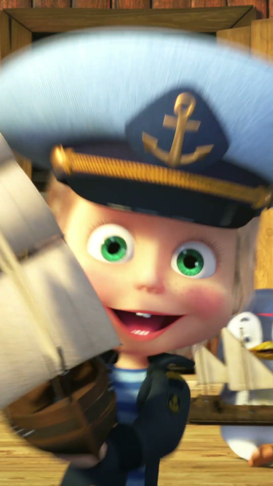 La caza pirata ?? #Shorts #MashayelOsoCastellano #LaMejorMedicina #cartoon #kidsvideo