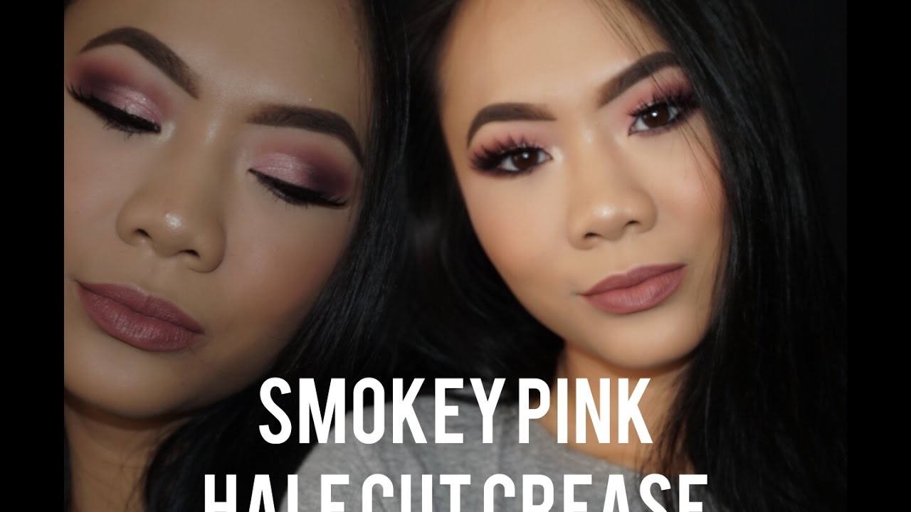 TUTORIAL Smokey Pink Half Cut Crease On Hooded Eyes Helen Duong