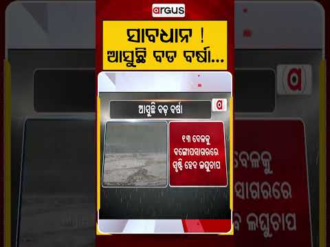 ସାବଧାନ ! ଆସୁଛି ବଡ ବର୍ଷା .. | Argus Reels | OdishaWeather | OdishaRainAlert | LowPressure