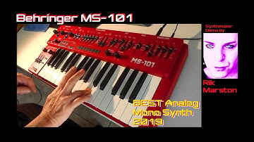 Behringer MS-101 BEST Analog Mono Synth 2019 MS-1 SH-101 FM Synthesizer Rik Marston