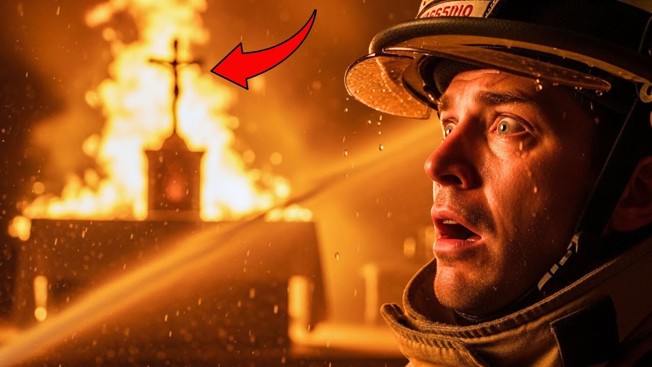 🔥 Bombero EVANGÉLICO desobedece órdenes, entra a una iglesia en llamas… lo que pasó dentro!