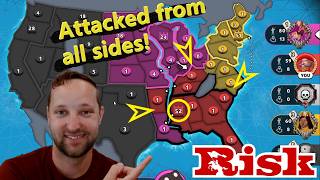 Crushing noobs in Risk Global Domination games! Getting to Grandmaster the easy way.