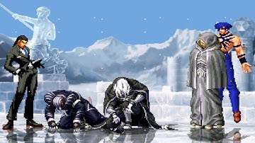 Gustab M vs Igniz & Orochi (The King of Fighters UM) #kof #kof2002