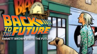 Back To The Future Emmett Brown Visits The Future Motion Comic Adaptation