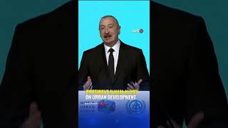 President Ilham Aliyev spoke about urban architecture and city planning development at WUF13