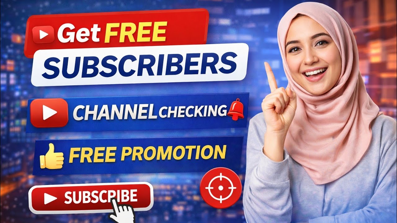 Get 1k free subscriber🥳| Live channel🎁 checking✅ | Live free promotion🚀