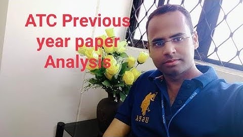 ATC previous year paper