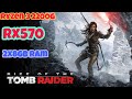 Rise Of The Tomb Raider In Ryzen 3 2200g RX570 2x8gb ram
