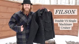 Single vs Double FILSON Mackinaw Cruisers | Regular & Long Comparison & Try On