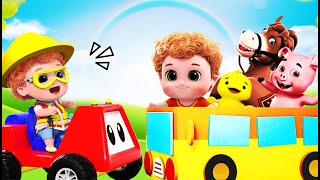 Wheels on the Bus - Baby songs - Nursery Rhymes & Kids Songs - Jugnu Kids