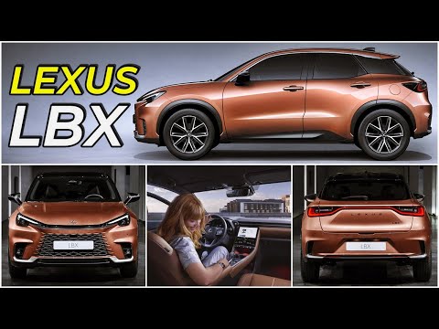 All New LEXUS LBX 2024 (Sonic Copper Bi-tone) - Luxury Compact SUV! レクサス LBX 発表！