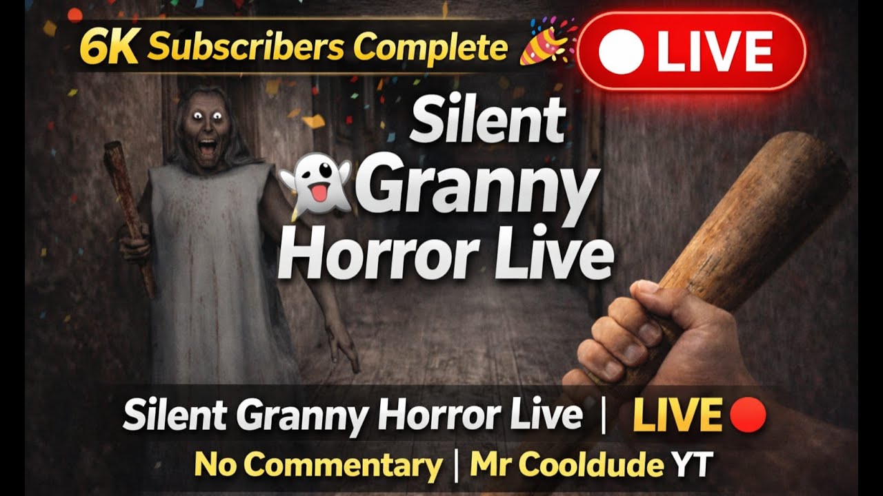😱 GRANNY LIVE – ESCAPE THE HORROR HOUSE! | Scary Gameplay | Mr Cooldude YT