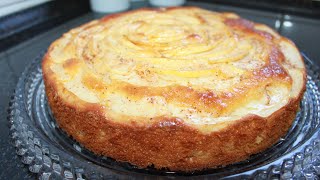 Gâteau aux pommes moelleux - Apfelkuchen -كيك التفاح