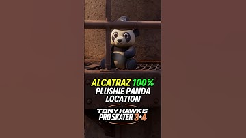 ALCATRAZ PANDA PLUSHIE LOCATION | 100% GUIDE |💯Tony Hawk