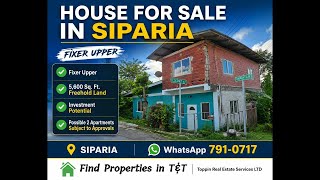 HOUSE FOR SALE IN SIPARIA – Fixer Upper on 5,600 Sq. Ft. Freehold Land | TT$850,000 #Shorts