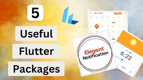 5 paquetes increíbles de Flutter que deberías conocer si eres desarrollador de Flutter.
