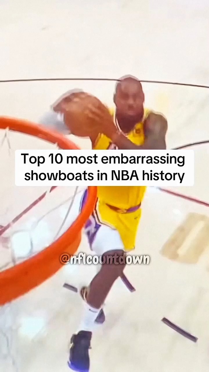 Top 10 Most Embarrassing Showboats In NBA History Did I Forget Top 10 Most Embarrassing Showboats In NBA History Did I Forget